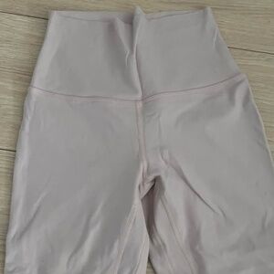 Lululemon baby pink leggings sz 2